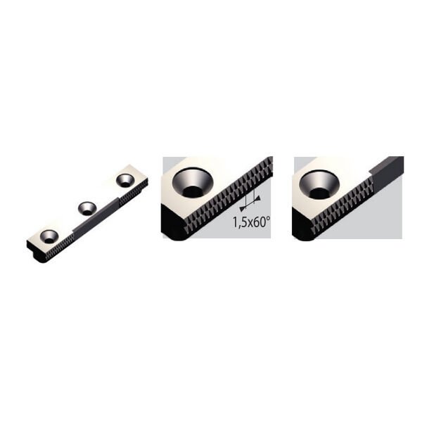 Gerardi 1.5x60° 5 Eksen Mengene Yedek Çene GR.Y.7.65.T3000/G01
