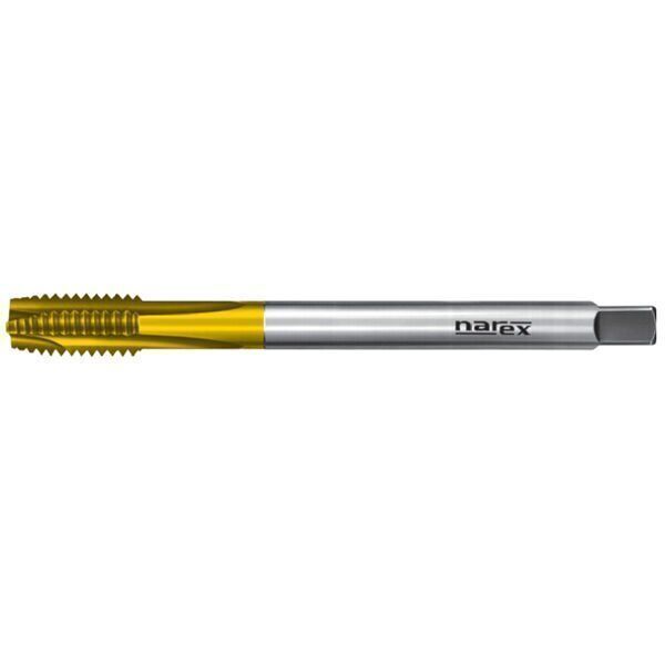 Narex M12x1.75 Tin Uç Bilemeli Düz Kanal Makina Kılavuzu DIN 376B 3500 Tin