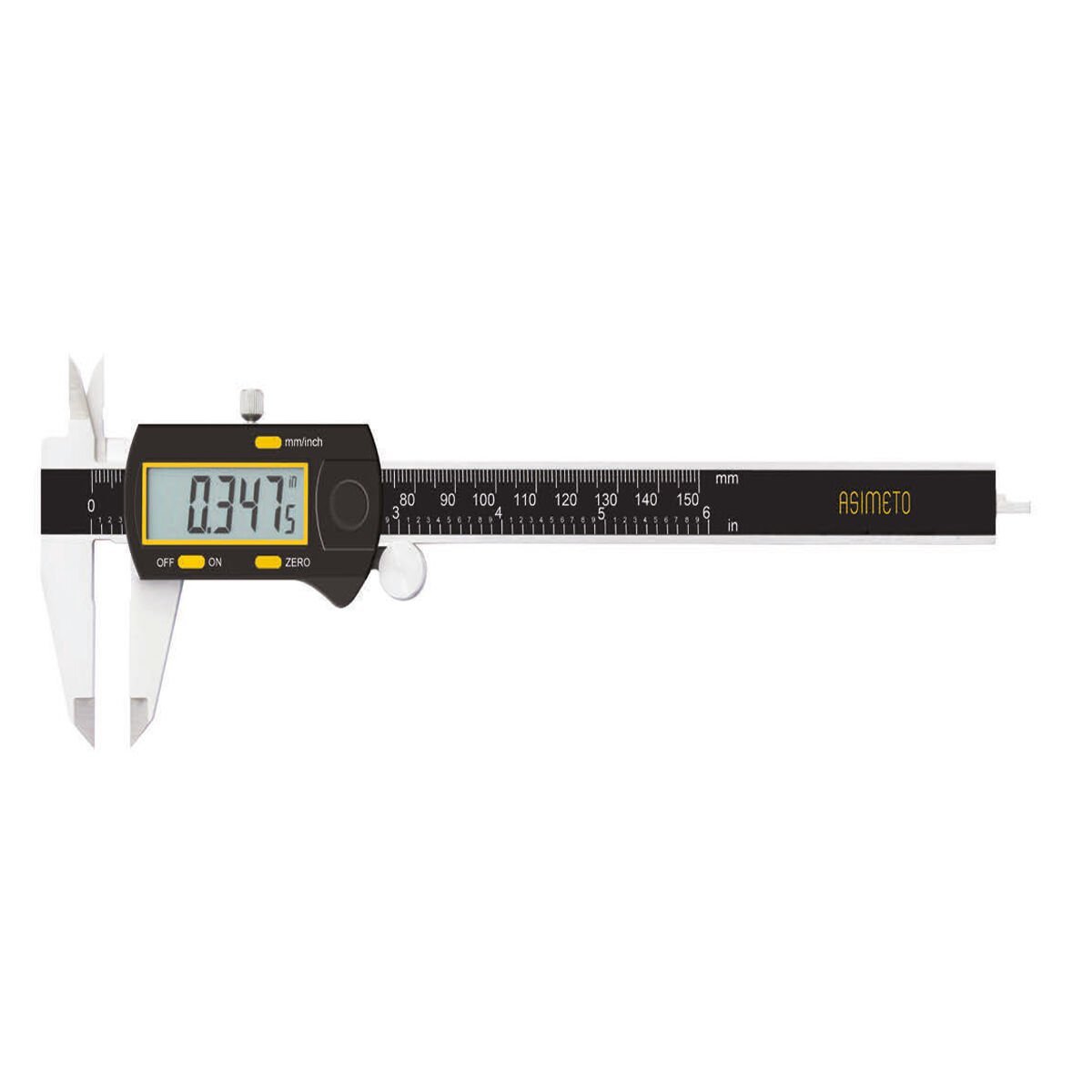 Asimeto 0-200mmx0.01 Dijital Kumpas AS-307281