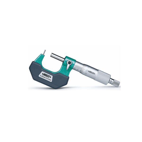 INSIZE 3261-25BA Silindirik Uçlu Boru Mikrometresi 0-25 mm