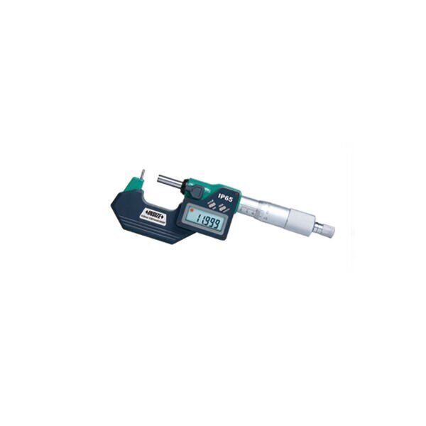 INSIZE 3561-25CA Dijital Silindirik Uçlu Boru Mikrometresi 0-25 mm