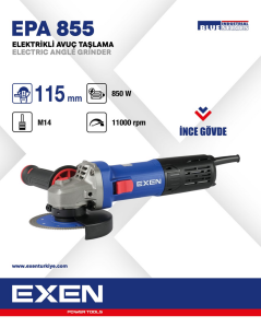 EXEN  EPA 855 - 115mm 850W Elektrikli Avuç Taşlama