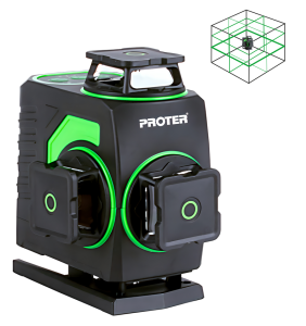 PROTER PL 460 LS 4 X 360 Şakül  4.0 Ah 3.7 V Li - on Pil  (Yeşil Lazer Şarjlı)