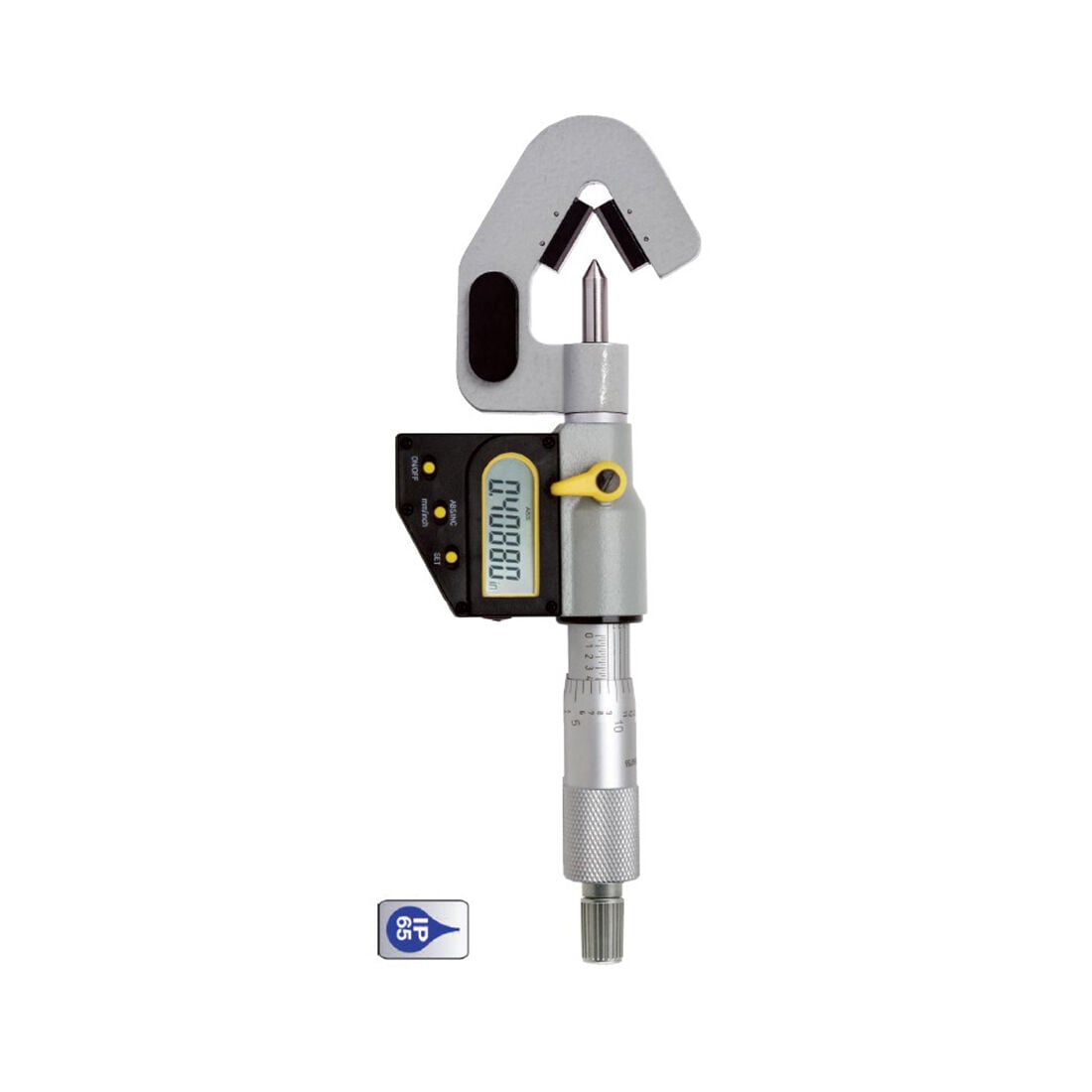 ASIMETO 5-20x0.001mm V YATAKLI DİJİTAL MİKROMETRE