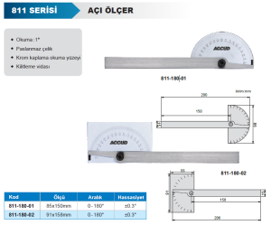 Açı Ölçer 811 Serisi