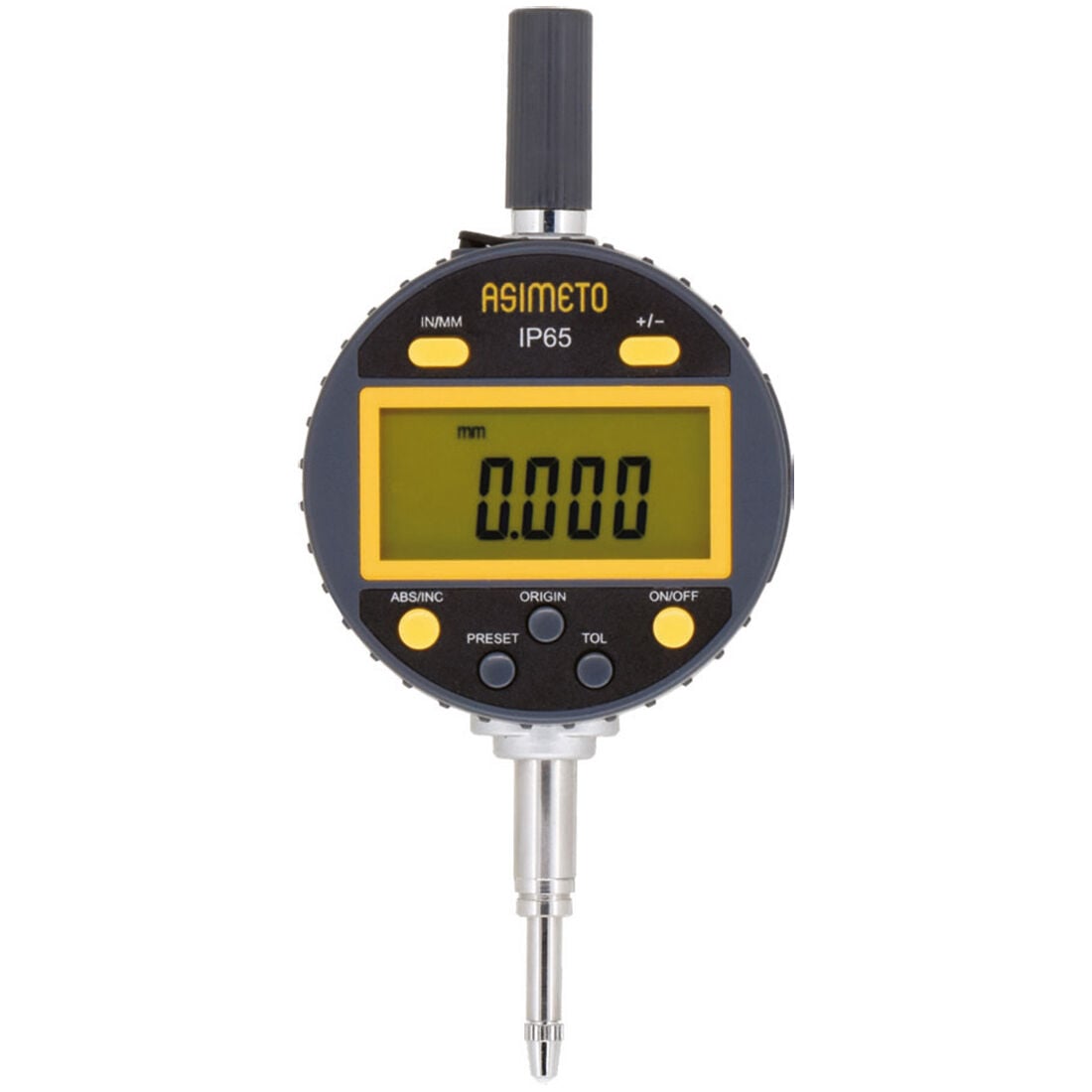 ASIMETO 0-12.7mmx0.01 IP65 DİJİTAL KOMPARATÖR SAATİ
