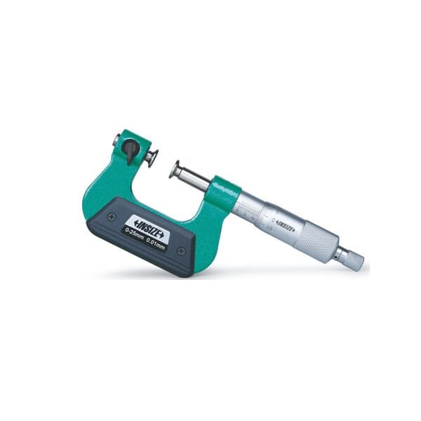 INSIZE 3280-25A Sabit Dönmeyen Milli Universal Mikrometre 0-25 mm