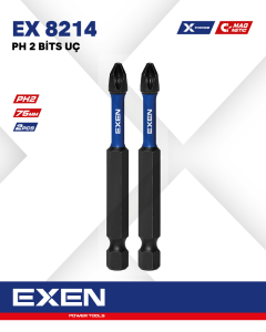 EXEN EX 8214 PH2 75mm Bits Uç