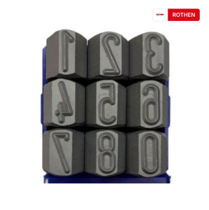 10 mm ROTHEN ÇELİK RAKAM TAKIMI
