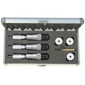 Asimeto 50-100mmx0.01 İki Ve Üç Nokta Temaslı İç Çap Mikrometre Seti Mekanik AS-209668