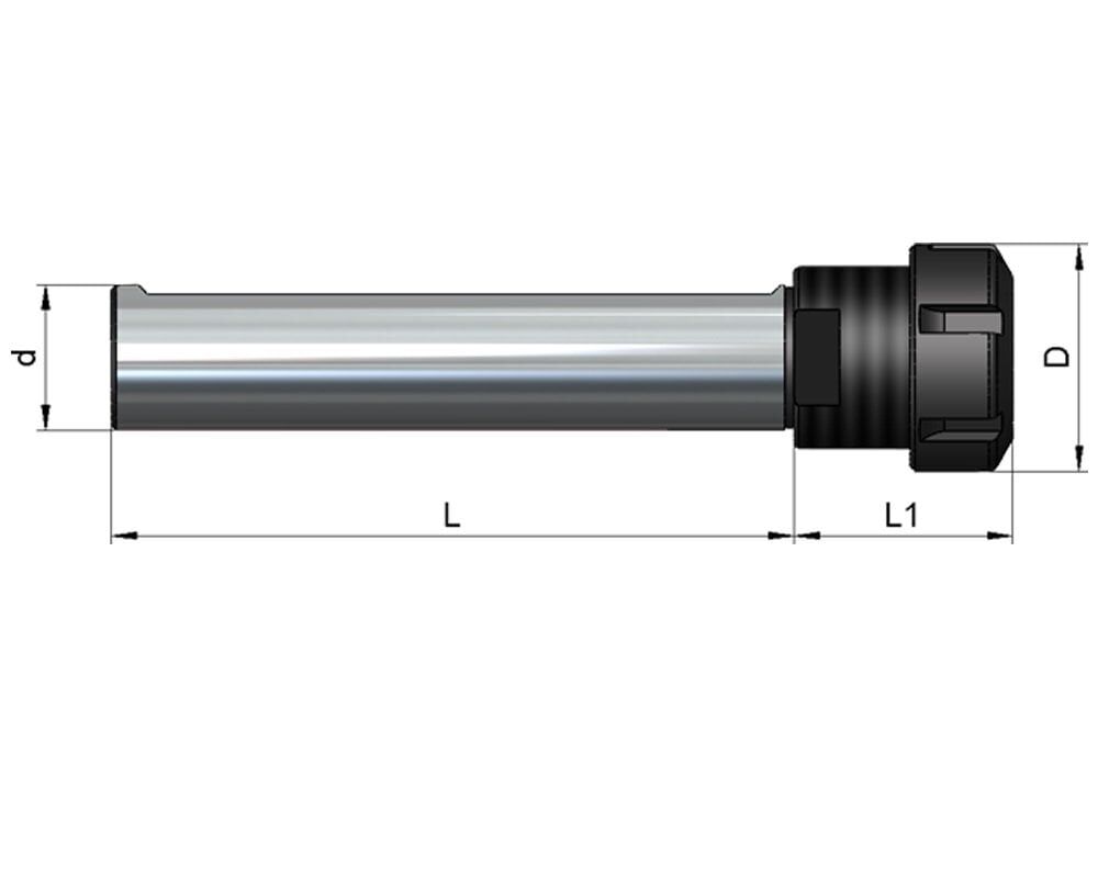 Eric C16 ER20/100 Silindir Şaftlı Pens Tutucu