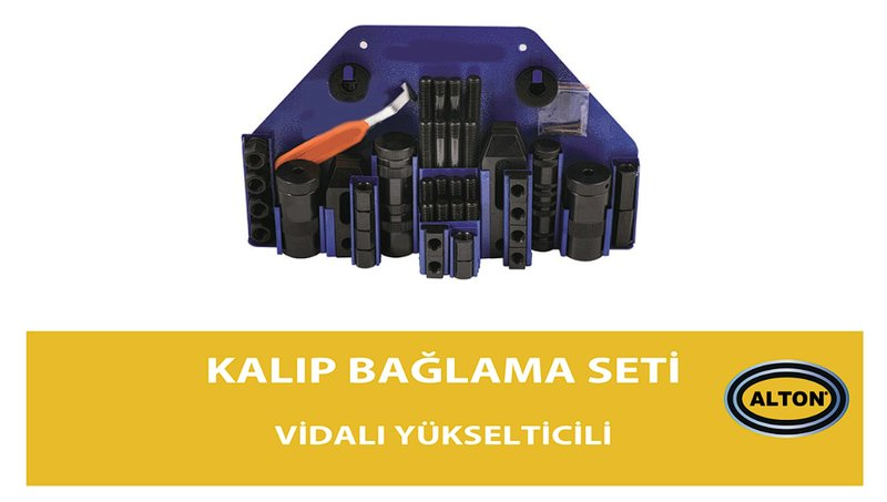 ALTON VİDALI YÜKSELTİCİLİ KALIP BAĞLAMA SETİ - M10