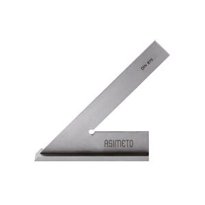 ASIMETO 120x80mm EKSTRA GENİŞ TABAN ÇELİK GÖNYE 45 DERECE
