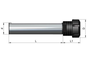 Eric C40 ER40/150 Silindir Şaftlı Pens Tutucu