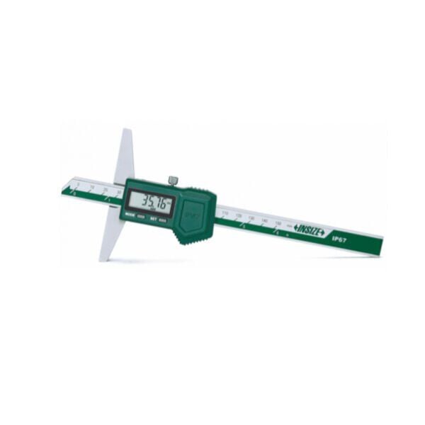 INSIZE 1149-200 Su Geçirmez Dijital Derinlik Kumpası 0-200 mm