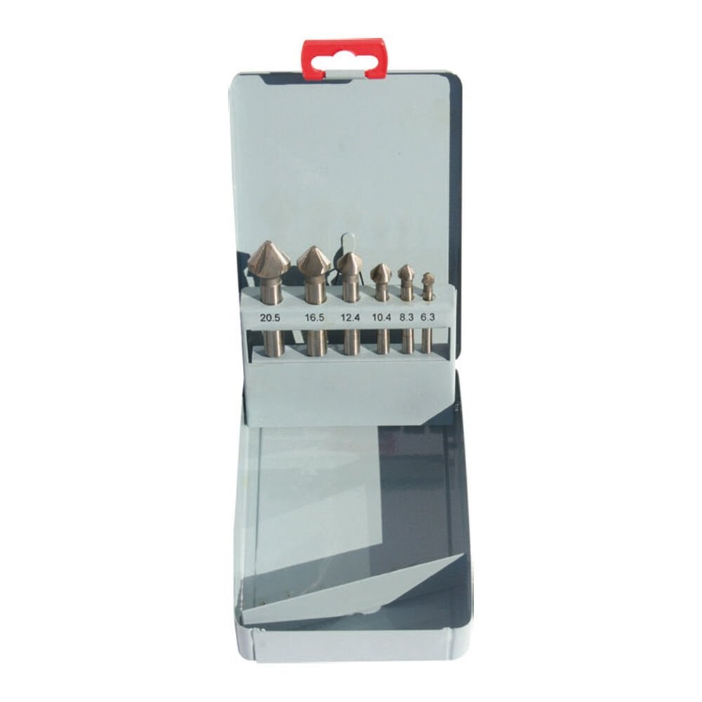 Pld 6 Parça Set Havşa Freze 90° HSS DIN335/c