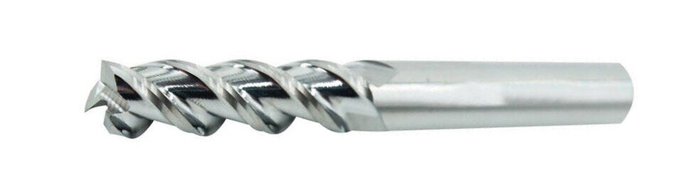 5MM Uzun 3 Ağız Alüminyum Karbür Freze BOY:100MM Eric