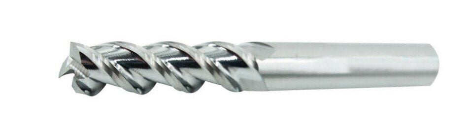 12MM Uzun 3 Ağız Alüminyum Karbür Freze BOY:150MM Eric
