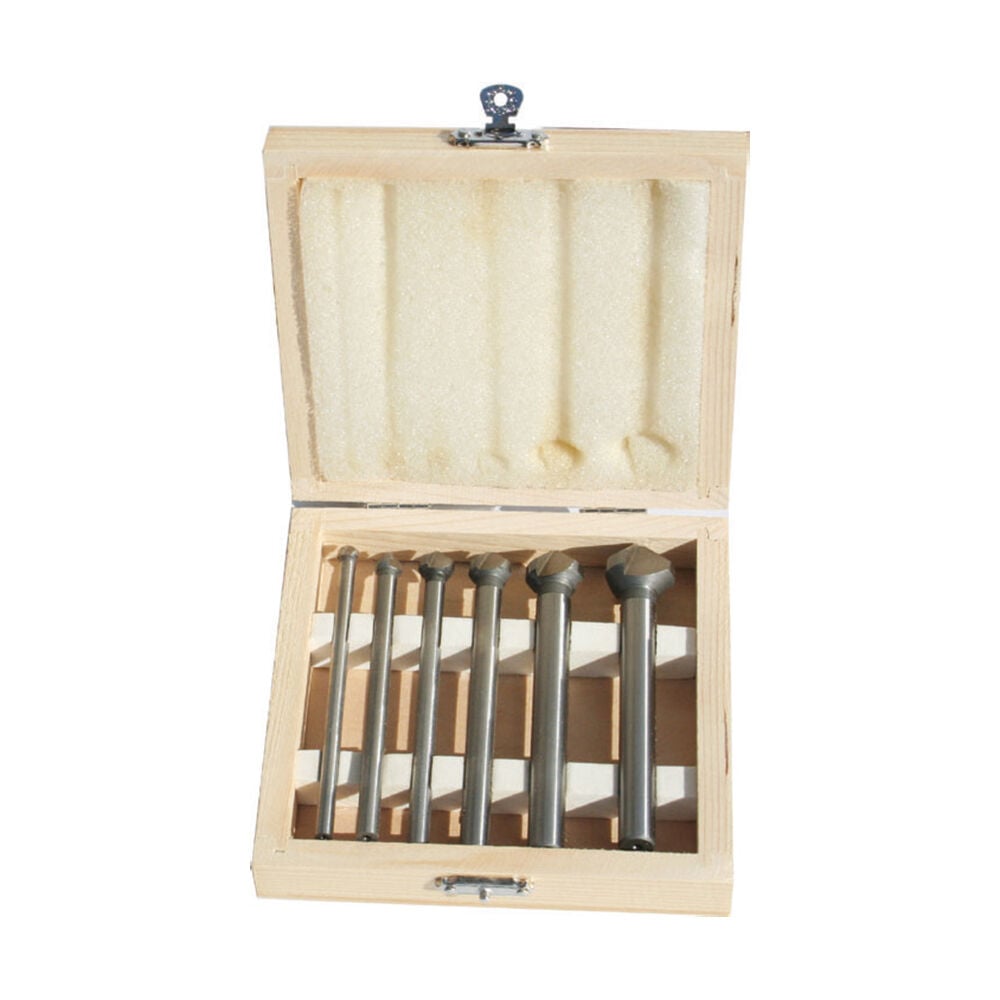 100mm SAPLI SET 6 PARÇA HAVŞA FREZE 90° HSS DIN335