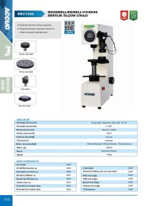 Rockwell/Brinell/Vickers Sertlik Ölçüm Cihazı RBV 150C