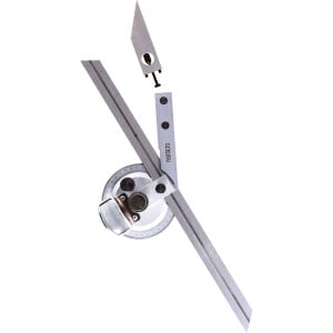 ASIMETO 150mm AÇI ÖLÇER 1-ÇUBUK BÜYÜTEÇLİ