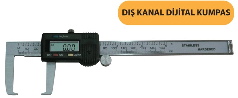 200 MM DIŞ KANAL DİJİTAL KUMPAS