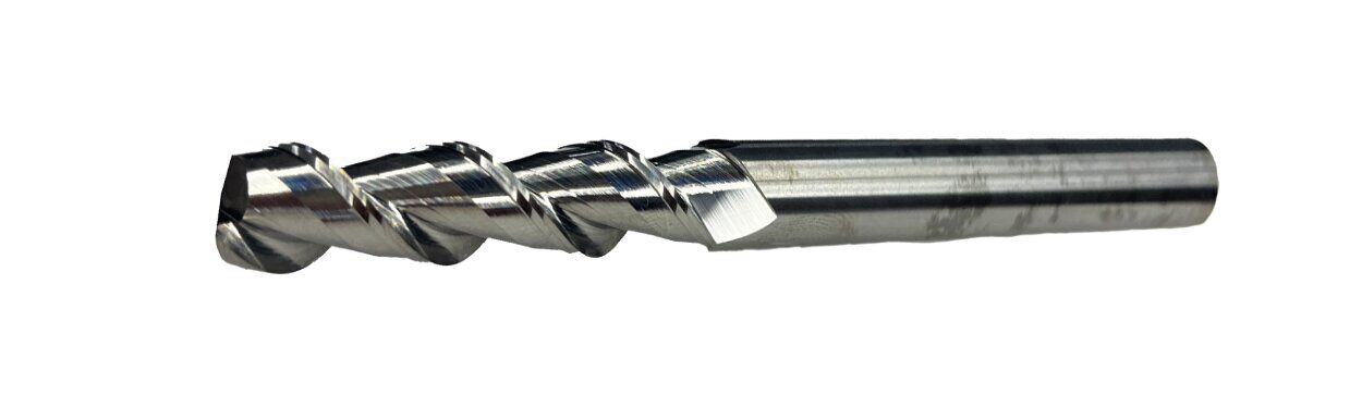 12MM Uzun 2 Ağız Alüminyum Karbür Freze BOY:100MM Eric
