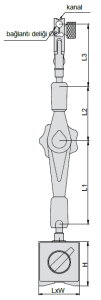 Üniversal Manyetik Stand Hassas Ayarlamalı 193mm