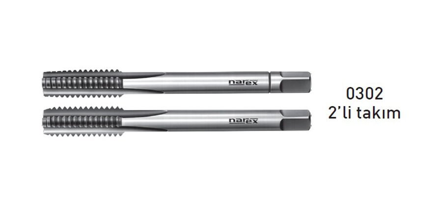 G1 1/4''-11 NAREX El Kılavuz Takımı HSS