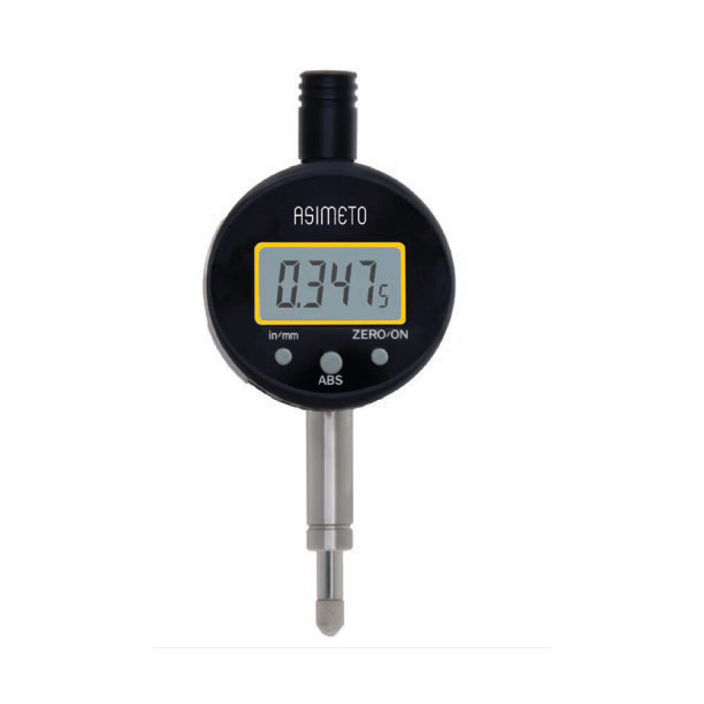 ASIMETO 0-5mmx0.01 KÜÇÜK ÇAP DİJİTAL KOMPARATÖR SAATİ