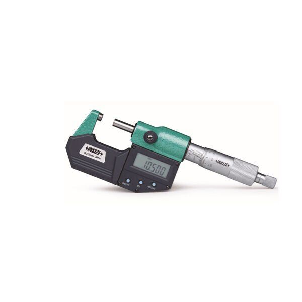INSIZE 3108-75A Dijital Dış Çap Mikrometre 50-75 mm IP65 Su Geçirmez