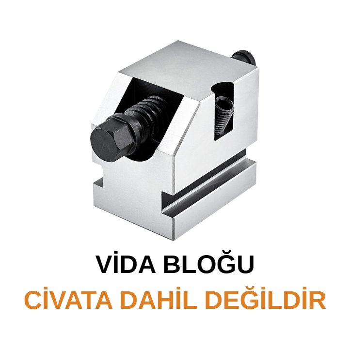 TOKİWA GT 200 MM MENGENE VİDA BLOĞU