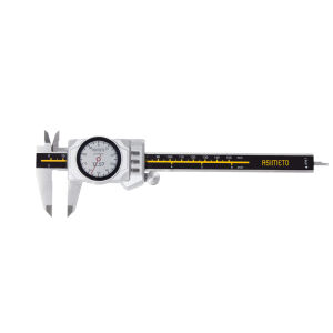 ASIMETO 0-150mmx0.01 IP67 DİJİTAL/SAATLİ KUMPAS