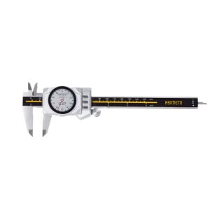 ASIMETO 0-200mmx0.01 IP67 DİJİTAL/SAATLİ KUMPAS