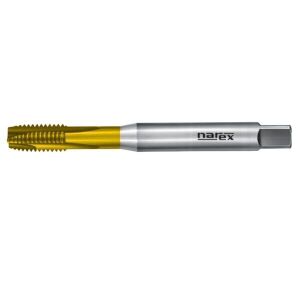 Narex M10x1.5 Tin Uç Bilemeli Düz Kanal Makina Kılavuzu 6G DIN 371B  1500 Tin