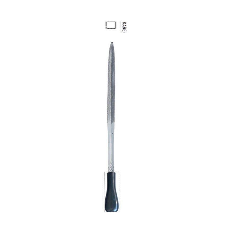 160mm Tome Kare Saatçi̇ Eğe Sapli