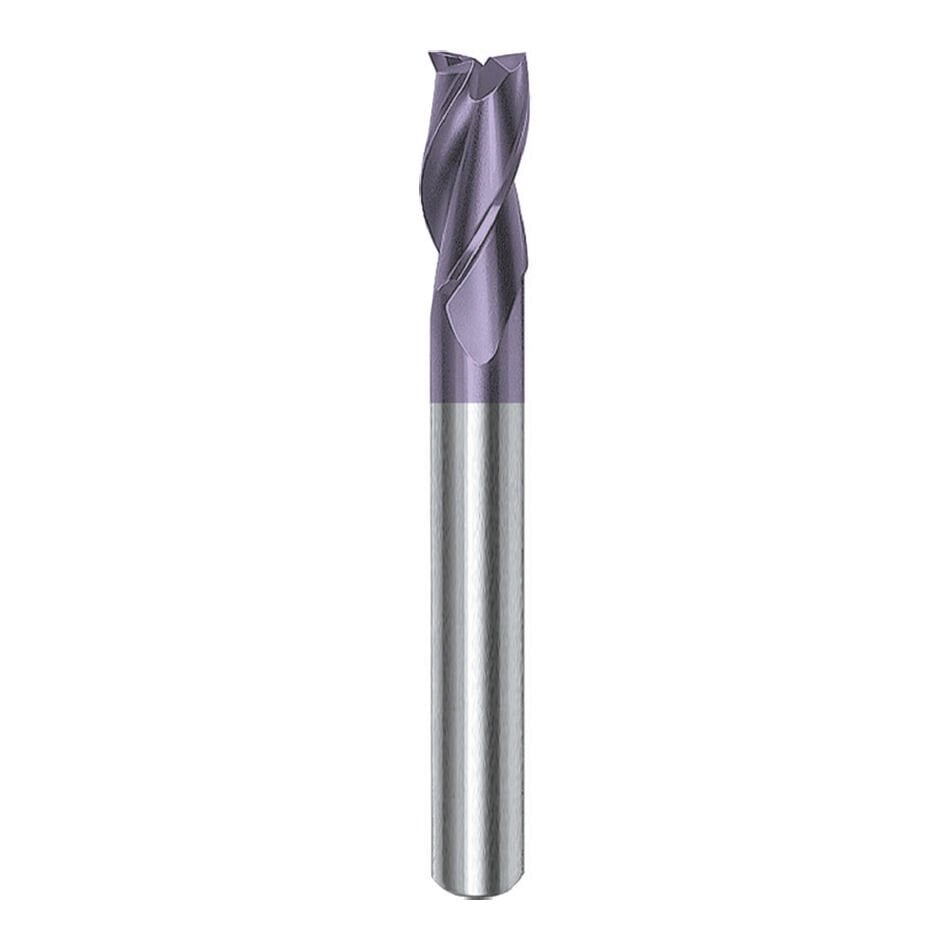 25X75X25X150mm 2 Ağiz Uzun Küre Tialn Karbür Freze