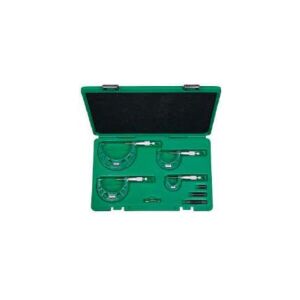 INSIZE 3203-1004A Mekanik Dış Çap Mikrometre Seti 4 Parça 0-100 mm