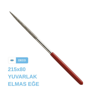 215 X 80 EXTRA KALİTE UZUN ELMASLI YUVARLAK EĞE TEKLİ