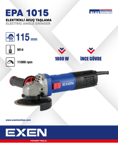 EXEN  EPA 1015 - 115mm 1000W Elektrikli Avuç Taşlama