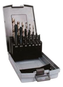 M3-M12 DÜZ MAKİNE KILAVUZ VE MATKAP SETİ HSS