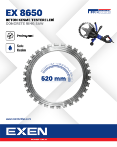 EXEN EX 8650 - 520mm Beton Kesme Testeresi