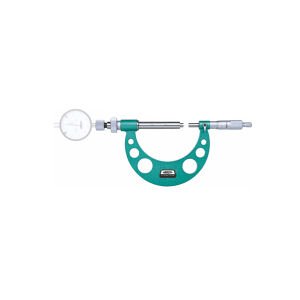 INSIZE 3296-100A Komparatör Saatli Mikrometre Saat Hariç 0-100 mm