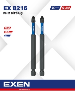 EXEN EX 8216 PH2 100mm Bits Uç