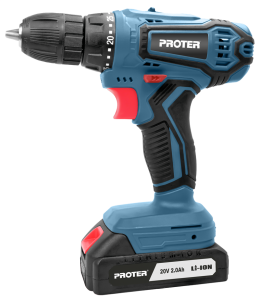 PROTER PST 920 SP 10mm 2.0Ah.20V  Li-ion Pil 2 Vts.Şarjlı Matkap