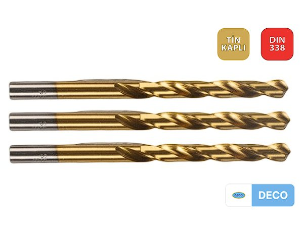 16 MM DIN 338 TİN KAPLI MATKAP UCU DECO