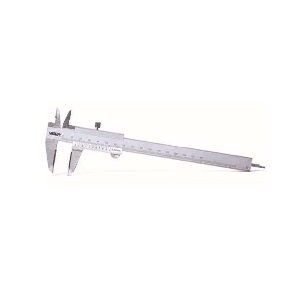 INSIZE 1238-2002 Karbür Ağızlı Mekanik Kumpas 0-200 mm Hassasiyet 0.02 mm