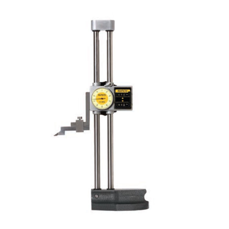ASIMETO 0-600mm SAATLİ YÜKSEKLİK MİHENGİRİ TEK KOLON
