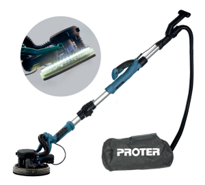 PROTER PR 835 E   850W 225mm Led Işıklı  Duvar Zımpara Makinası