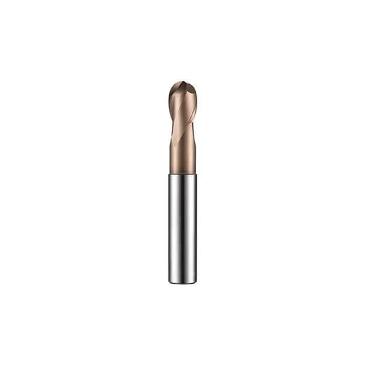 Heikenei R1.5x6x3x75x2T Küre Karbür Freze TISIN Kaplamalı